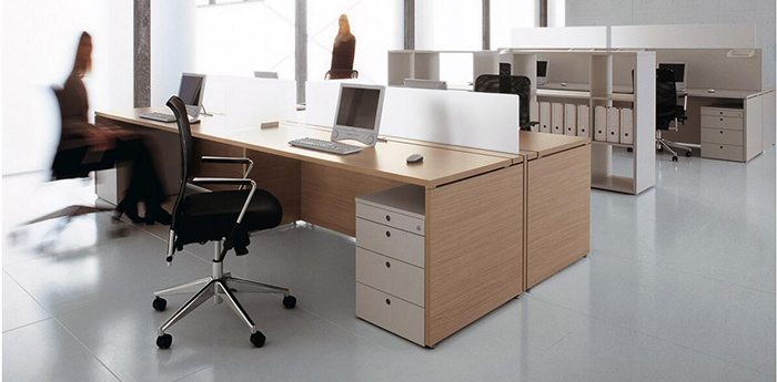 亞萊克屏風辦公桌A102